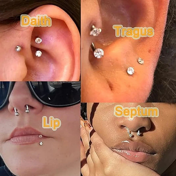 Stylish Nose Ring Set
