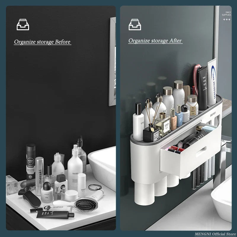 Smart Toothpaste Dispenser Set
