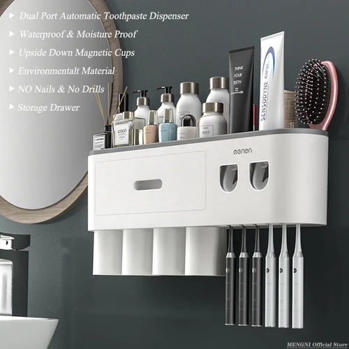 Smart Toothpaste Dispenser Set