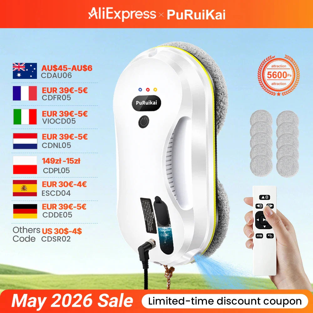 Smart Window Cleaning Robot