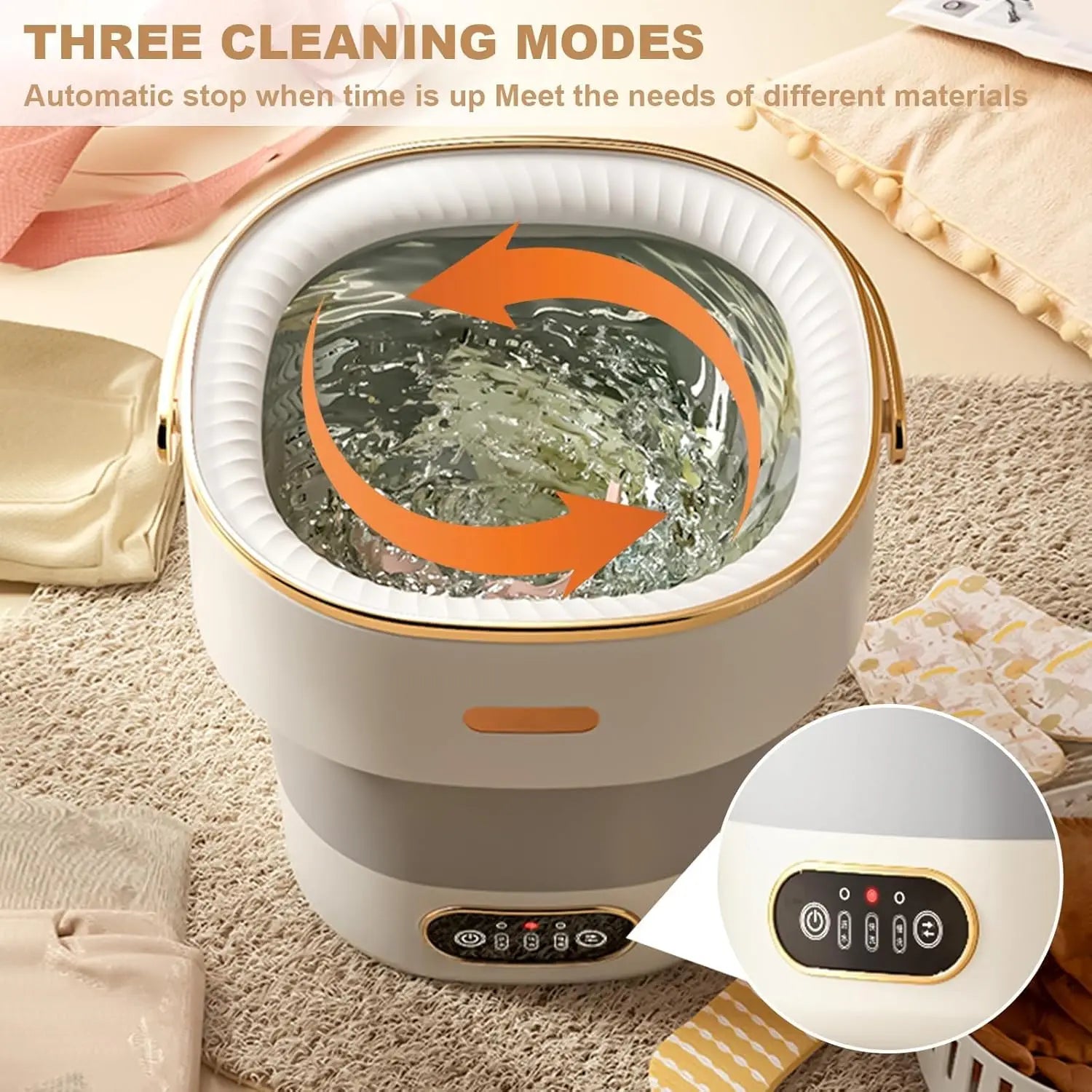 Portable Foldable Mini Washer